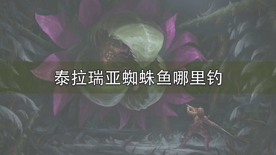 泰拉瑞亚蜘蛛鱼哪里钓