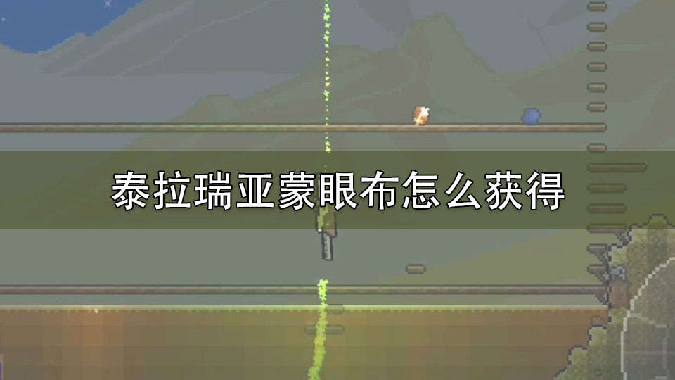 泰拉瑞亚蒙眼布怎么获得